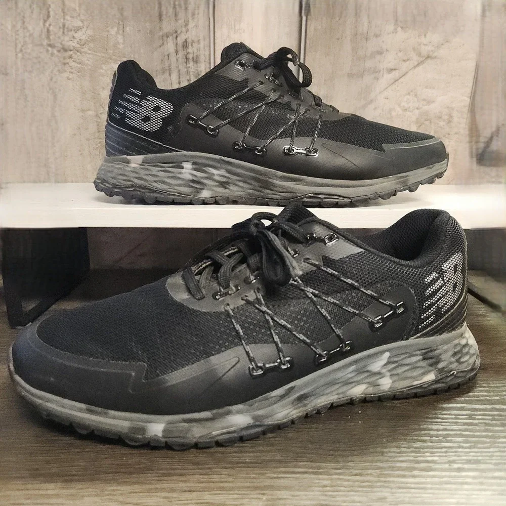 New Balance Fresh Foam PaceSL Black Camo Mens Size 9.5 D Air Cooled Spikeless